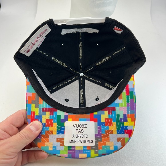 New York City FC NYC Football Club MLS Adidas Snapback Cap Hat Black Soccer - Picture 11 of 14